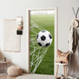 Voetbal - Goal - Net - Sport deurposter klein -sfeer6
