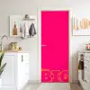 Minimalistisch - Roze - Dream big - Grafisch deurposter klein -sfeer5