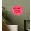 Tekst - Modern - Kleurrijk Wandcirkel behangsticker klein -sfeer2