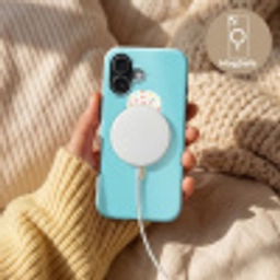 Ijsje - Stokje - Sprinkles - Lichtblauw Toughcase MagSafe Apple iPhone 17 klein -USP_MagsafeV
