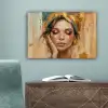 Vrouwen - Portret - Luxe - Goud canvas 2cm klein -sfeer4