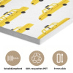 Taxi - Iconisch - Geel PET vilt klein 837 -closeup_DE