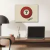 Cirkel - Zeven - Lucky - Rood PET vilt klein -sfeer5