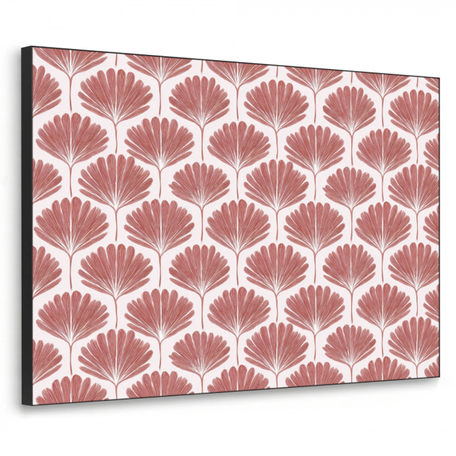 Waaier - Motief - Terra Textielframe zwart klein 947 -3d