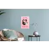 Kat - Hart - Tekst - Valentijn Muursticker klein -plant