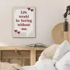 Quote - Tekstballon - Hartjes PET vilt klein -sfeer3