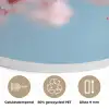 Takken - Bloesems - Roze Akoestische PET Vilt - Rond klein -closeup_NL