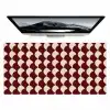 Rood - Tegelpatroon - Crème Muismat XXL klein 681 -zzz3d