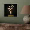 Sierlijk - Boeket - Goud - Vaas aluminium wit klein -sfeer2
