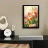 Tulpen - Sprookjesachtig - Kleurrijk fotolijst zwart zonder passe partout klein -sfeer1