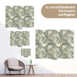 Botanisch - Bloemen - Groen tuinposter los doek klein 239 -Xsfeer9_DE