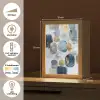 Abstract - Goud - Vormen Light Box met kabel (Tafellamp) klein -USP_NL