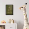Roze - Groen - Wijn - Quote fotolijst zwart zonder passe partout klein -usfeer4_kinderkamer