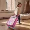 Eenhoorn - Glitters - Regenboog - Pastel Kinderkoffer - Roze klein -sfeer1