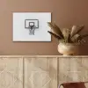 Basketbalbord - Minimalistisch - Zwart PET vilt klein -sfeer4