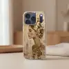 Vrouw - Goud - Abstract - Textuur Telefoonhoesje iPhone 17 Pro klein -sfeer2