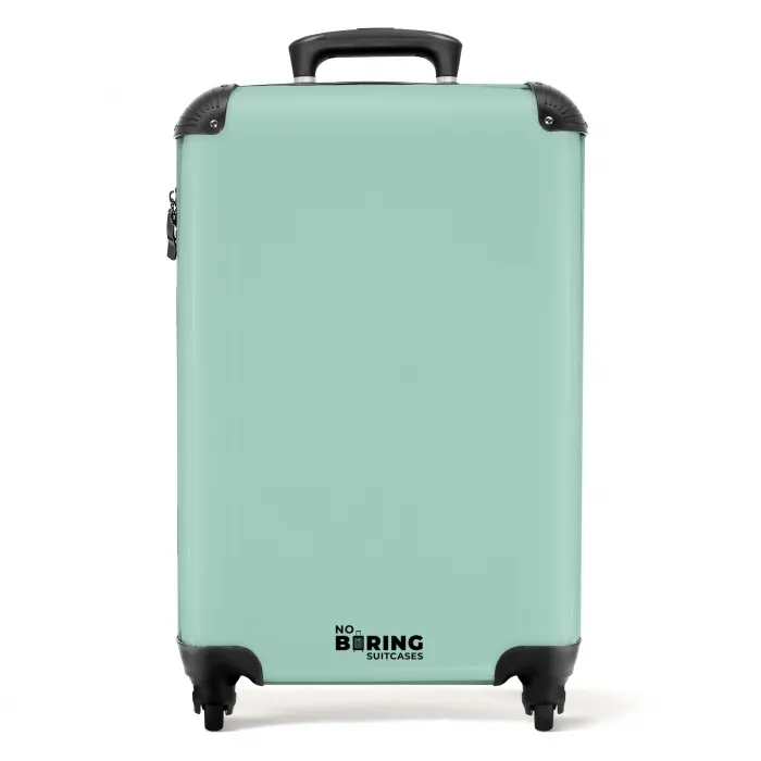 Mintgroene tint NBS - Handbagage koffer - Kinderen Unisex middel -productfoto_recht