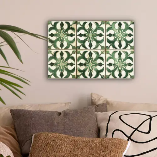 Interieur - Keramiek - Decoratie - Spaans canvas 2cm klein -sfeer1