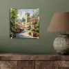 Dorp - Zon - Kraampjes - Huizen plexiglas 5mm klein -sfeer3