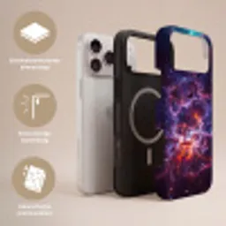 Space - Stars - Abstract - Colorful Toughcase MagSafe Apple iPhone 17 Pro Max klein -USP_Lagen_NL