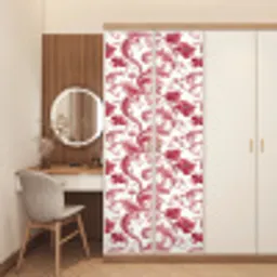 Barok - Patroon - Rood deurposter klein 289 -sfeer3