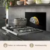 Taco - Vlees - Salade - Delftsblauw - Motief keuken achterwand spatscherm klein -usp_NL