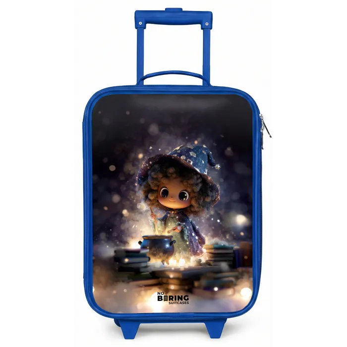 Magische Nacht vol Toverkunst Kinderkoffer - Blauw klein -zz3dotto