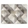 Geometrisch - Motief - Aardetinten muismat rubber klein 262 -3d