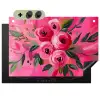 Bloemen - Verf - Roze Inductie beschemer met haakjes klein -3d