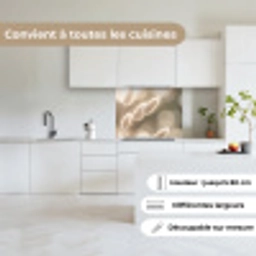 Hazestaartgras - Wit - Zonlicht keuken achterwand 2 middel -sfeer4_FR
