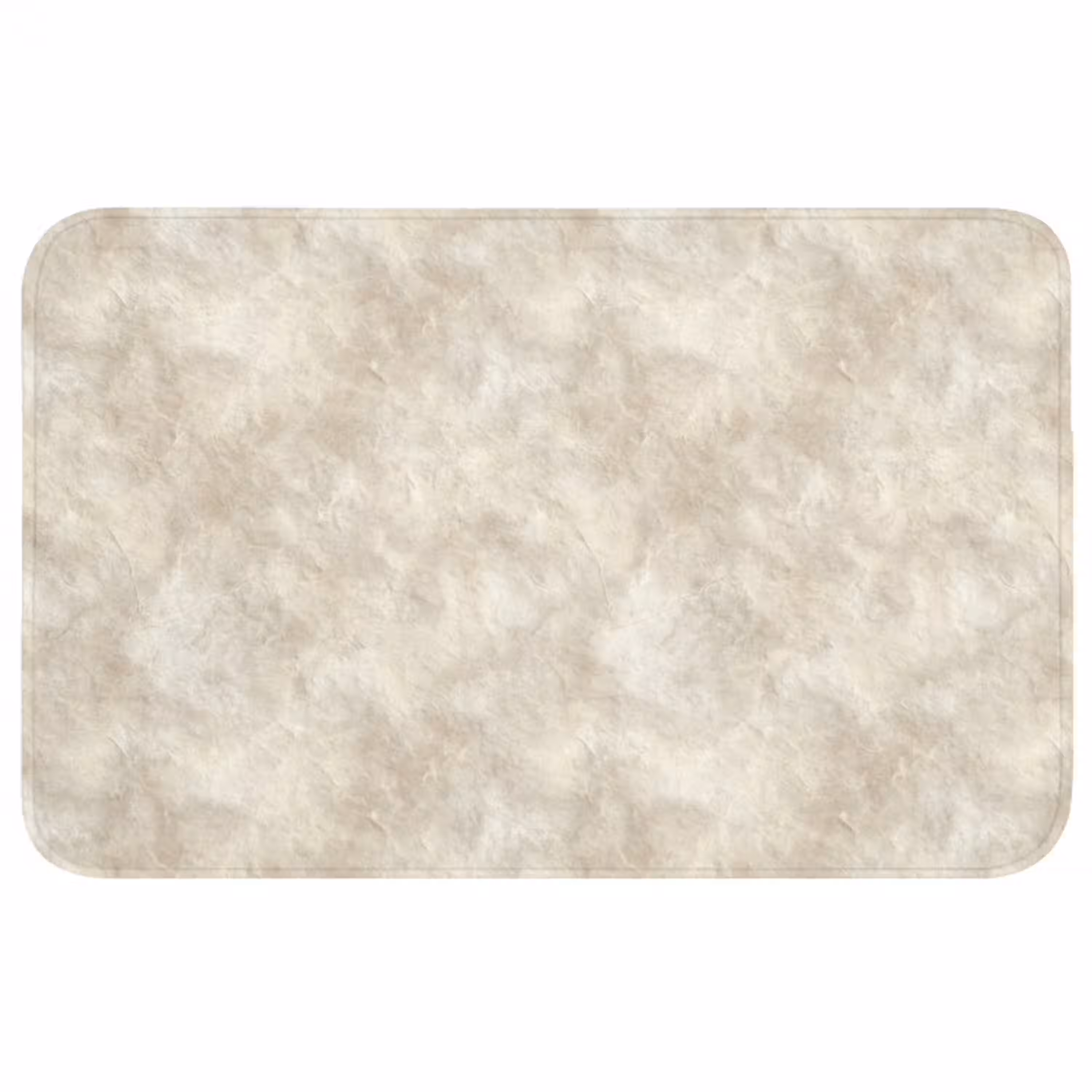 Beige - Reliëfstructuur - Natuursteen Badmat middel 997 -3d