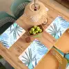Tropische Aquarel Impressie Placemat vinyl groot -zzsfeer5_Kitchenyeah-website