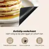Pannenkoeken - Banaan - Siroop - Wit - Beige Inductie beschermer vinyl 3mm middel -sfeer4
