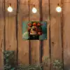 Vrouw - Granaatappel - Herfst - Zonnebril tuinposter los doek klein -sfeer1