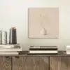 Vaas - Takken - Bloemetjes - Wit aluminium wit klein -sfeer1