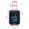 Little king met stippen Kinderkoffer - Roze klein -productfoto_formaten