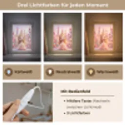 Prinses - Roze - Kasteel Light Box met kabel klein -USP_lichtkleurDE