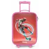 Voetbal - Jongen - Rood - Lichtcirkel Kinderkoffer - Roze klein -zz3dotto