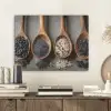 Houten - Lepels - Rijst - Zaden PET vilt klein -sfeer1