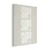 Vintage - Decoratie - Japandi - Wit PET vilt klein -3d