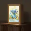 Gieter - Lavendel - Bloesems Light Box met kabel (Tafellamp) klein -z3d_website