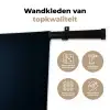 Bestek - Donkerblauw - Goud Wandkleed katoen klein -sfeer2