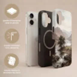 Berglandschap - Meer - Bergen - Vallei - Klassiek Toughcase MagSafe Apple iPhone 17 klein -USP_Lagen_FR