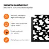 Contrast - Zwart - Wit Inductie beschermer vinyl 3mm klein 276 -zzzzzzz-td-ups