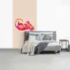 Tijger - Roze - Oranje fotobehang vinyl groot -slaapkamer