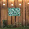 Palmblad - Panterprint - Tropical tuinposter los doek klein -sfeer1