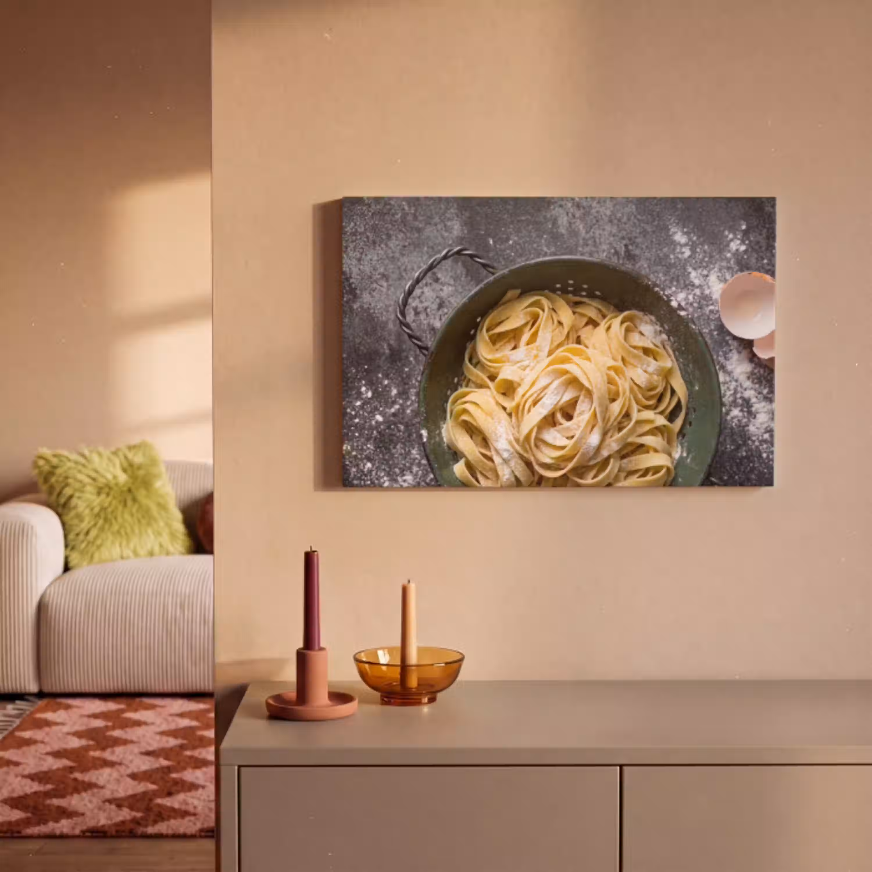Pasta - Keuken - Eten canvas 2cm klein -sfeer1