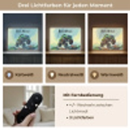 Monstertruck - Auto - Jongens - Groen Light Box met batterij (Wandlamp kind) middel -USP_lichtkleurDE