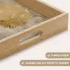 Goud - Portret - Vrouw Dienblad Rechthoek middel -USP_HandgreepNL