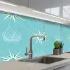 Kompas - Zeilen - Boot - Patronen keuken achterwand 2 middel 871 -3d_schuin